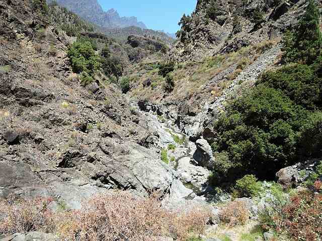 Blick in die Landschaft der Caldera de Taburiente Caldera 003
