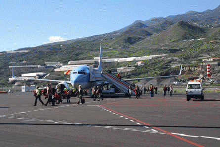 Flug auf La Palma gelandet