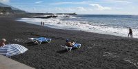 Strandleben am Strand von Puerto de Tazacorte